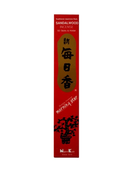 Photo de Encens Japonais MORNING STAR Bois de santal - encens.business - Boutique ésotérique en ligne - vente de Encens Japonais MORNI