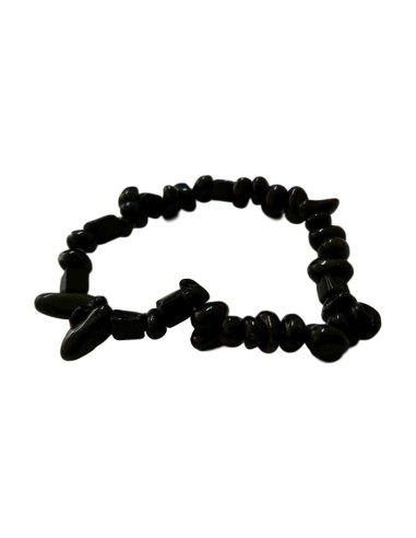 Photo de Bracelet chips en obsidienne oeil celeste - encens.business - Boutique ésotérique en ligne - vente de Bracelet chips en obsid