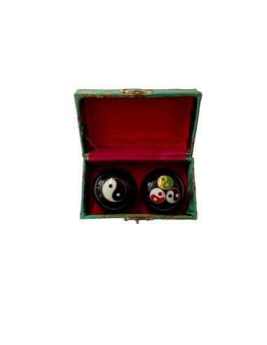 Photo de Coffret boules de relaxation noires - encens.business - Boutique ésotérique en ligne - vente de Coffret boules de relaxation 