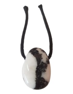 Photo de Pendentif percé en jaspe zèbre - encens.business - Boutique ésotérique en ligne - vente de Pendentif percé en jaspe zèbre