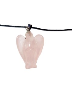 Photo de Pendentif Ange Quartz rose - encens.business - Boutique ésotérique en ligne - vente de Pendentif Ange Quartz rose