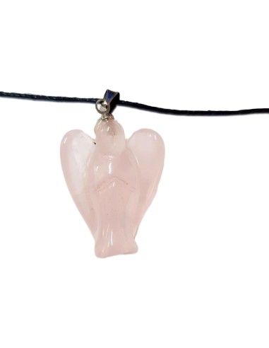 Photo de Pendentif Ange Quartz rose - encens.business - Boutique ésotérique en ligne - vente de Pendentif Ange Quartz rose