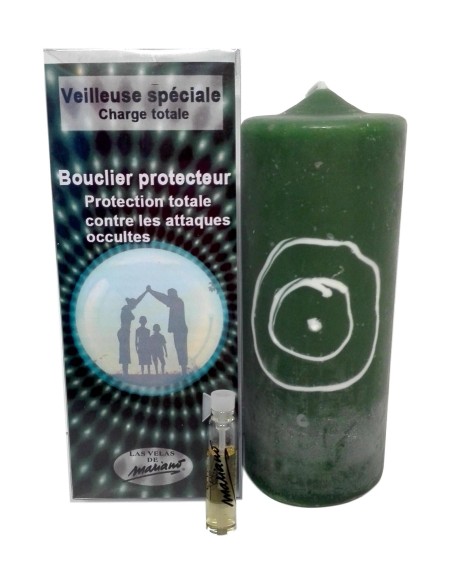 Photo de Bougie ésotérique Mariano "double charge" Bouclier protecteur - encens.business - Boutique ésotérique en ligne - vente de Bou