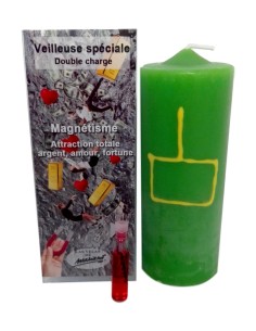 Photo de Bougie ésotérique Mariano "double charge" Magnétisme - encens.business - Boutique ésotérique en ligne - vente de Bougie ésoté