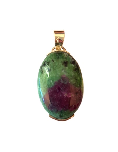 Photo de Pendentif cabochon en rubis zoisite - encens.business - Boutique ésotérique en ligne - vente de Pendentif cabochon en rubis z