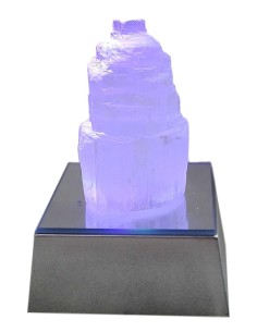 Photo de Eclairage d'ambiance Sélénite - Montagne petit modèle - encens.business - Boutique ésotérique en ligne - vente de Eclairage d
