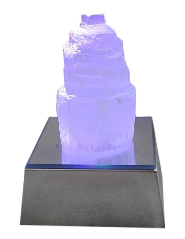 Photo de Eclairage d'ambiance Sélénite - Montagne petit modèle - encens.business - Boutique ésotérique en ligne - vente de Eclairage d