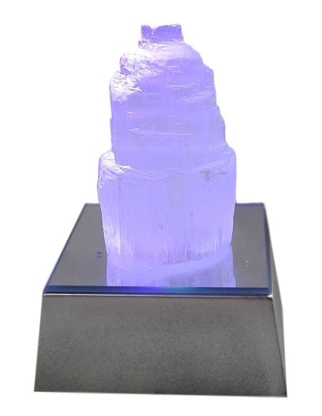 Photo de Eclairage d'ambiance Sélénite - Montagne petit modèle - encens.business - Boutique ésotérique en ligne - vente de Eclairage d