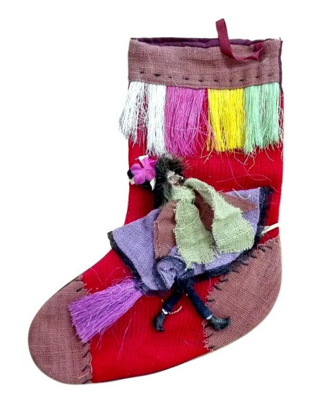 Photo de Chaussette Epiphanie rouge - encens.business - Boutique ésotérique en ligne - vente de Chaussette Epiphanie rouge