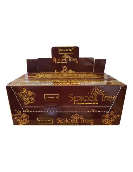 Photo de Boite d'encens 12 étuis de 15 grammes NANDITA  Spice tree - encens.business - Boutique ésotérique en ligne - vente de Boite d