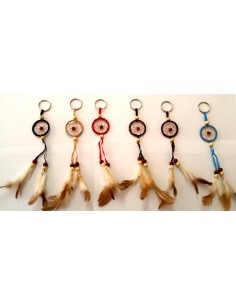 Photo de Porte-clef Attrape-rêves flashy - encens.business - Boutique ésotérique en ligne - vente de Porte-clef Attrape-rêves flashy 2