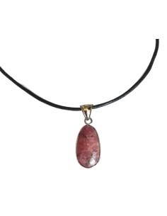 Photo de Pendentif cerclé en rhodocrosite - encens.business - Boutique ésotérique en ligne - vente de Pendentif cerclé en rhodocrosite