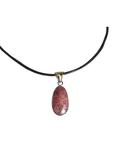 Photo de Pendentif cerclé en rhodocrosite - encens.business - Boutique ésotérique en ligne - vente de Pendentif cerclé en rhodocrosite