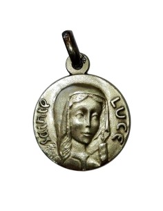 Photo de Médaille en argent Sainte Lucie - encens.business - Boutique ésotérique en ligne - vente de Médaille en argent Sainte Lucie