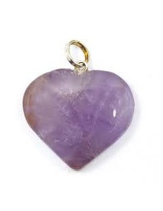Photo de Pendentif Coeur en améthyste - encens.business - Boutique ésotérique en ligne - vente de Pendentif Coeur en améthyste