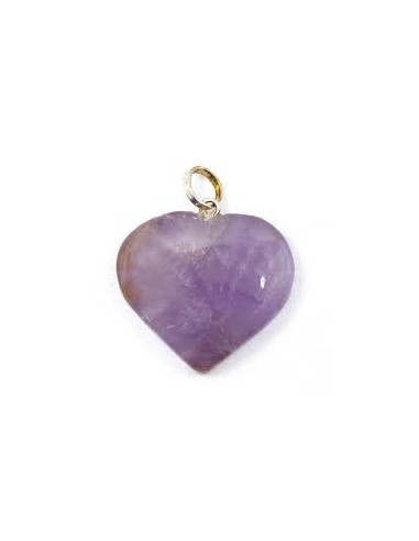 Photo de Pendentif Coeur en améthyste - encens.business - Boutique ésotérique en ligne - vente de Pendentif Coeur en améthyste