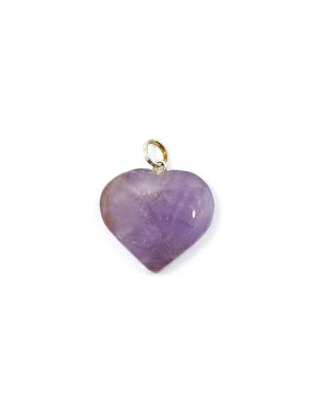 Photo de Pendentif Coeur en améthyste - encens.business - Boutique ésotérique en ligne - vente de Pendentif Coeur en améthyste