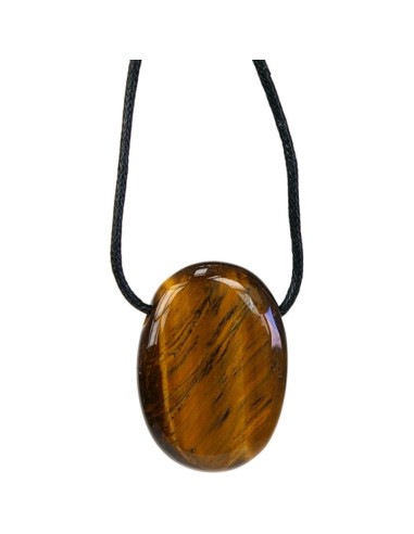 Photo de Pendentif percé en oeil de tigre - encens.business - Boutique ésotérique en ligne - vente de Pendentif percé en oeil de tigre