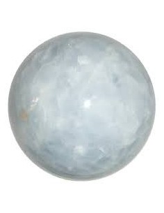 Photo de Sphère en calcite bleu 7 cm - encens.business - Boutique ésotérique en ligne - vente de Sphère en calcite bleu 7 cm