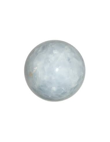 Photo de Sphère en calcite bleu 7 cm - encens.business - Boutique ésotérique en ligne - vente de Sphère en calcite bleu 7 cm