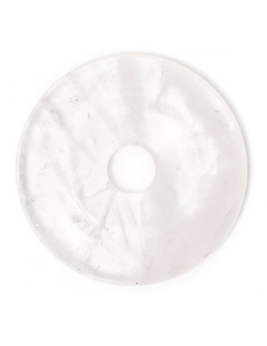 Photo de Donuts en Cristal de roche - encens.business - Boutique ésotérique en ligne - vente de Donuts en Cristal de roche