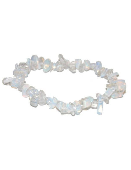 Photo de Bracelet chips pierre de Lune - encens.business - Boutique ésotérique en ligne - vente de Bracelet chips pierre de Lune