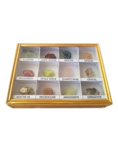 Photo de Coffret collection de 12 minéraux - encens.business - Boutique ésotérique en ligne - vente de Coffret collection de 12 minéra
