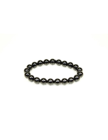 Photo de Bracelet 4 mm en obsidienne noire - encens.business - Boutique ésotérique en ligne - vente de Bracelet 4 mm en obsidienne noi