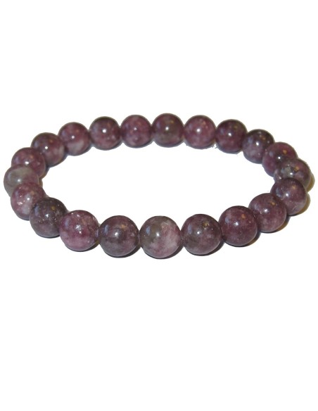 Photo de Bracelet 4 mm en lépidolite - encens.business - Boutique ésotérique en ligne - vente de Bracelet 4 mm en lépidolite