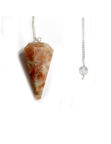 Photo de Pendule en pierre de soleil - encens.business - Boutique ésotérique en ligne - vente de Pendule en pierre de soleil