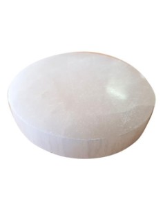 Photo de Sous verre en sélénite 7.5 cm - encens.business - Boutique ésotérique en ligne - vente de Sous verre en sélénite 7.5 cm
