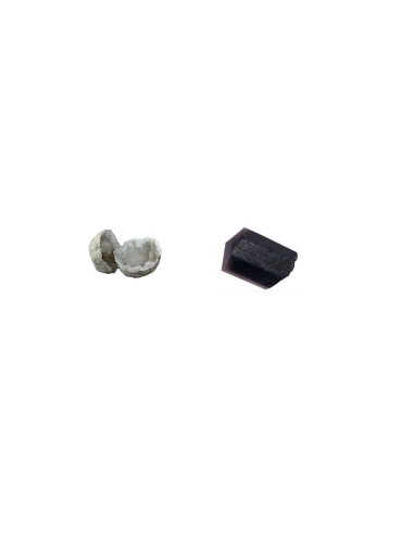 Photo de Tourmaline noire + géode de recharge offerte - encens.business - Boutique ésotérique en ligne - vente de Tourmaline noire + g