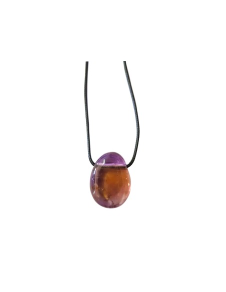 Photo de Pendentif percé en amétrine - encens.business - Boutique ésotérique en ligne - vente de Pendentif percé en amétrine
