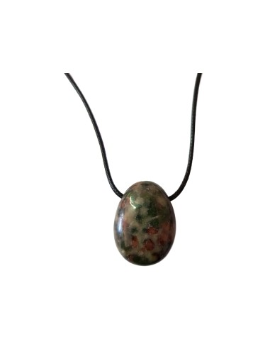 Photo de Pendentif percé en eclogite - encens.business - Boutique ésotérique en ligne - vente de Pendentif percé en eclogite