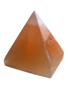 Photo de Pyramide en sélénite rose - encens.business - Boutique ésotérique en ligne - vente de Pyramide en sélénite rose