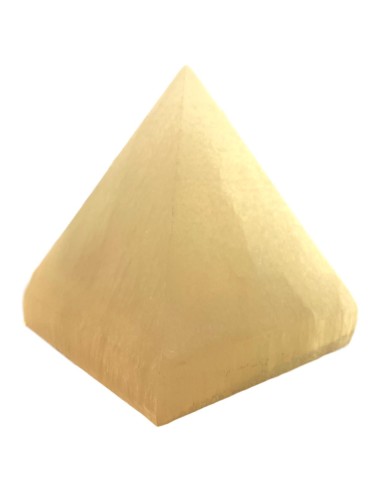 Photo de Pyramide en sélénite - encens.business - Boutique ésotérique en ligne - vente de Pyramide en sélénite