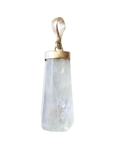 Photo de Pendentif en aigue marine monté sur cabochon argent - encens.business - Boutique ésotérique en ligne - vente de Pendentif en 