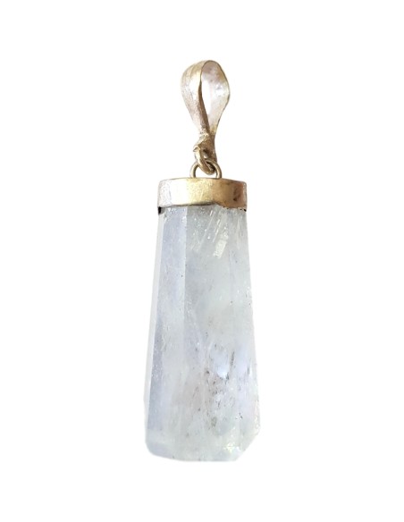 Photo de Pendentif en aigue marine monté sur cabochon argent - encens.business - Boutique ésotérique en ligne - vente de Pendentif en 