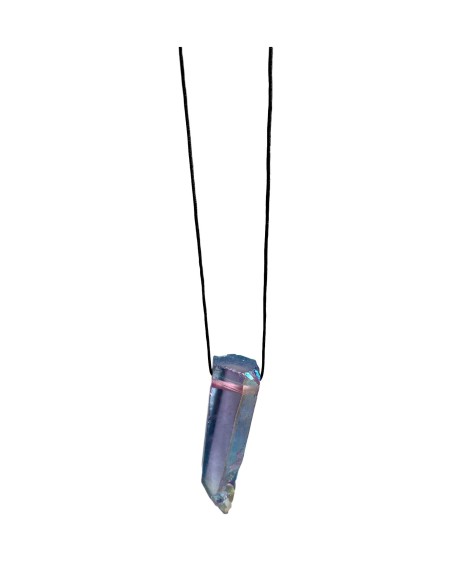 Photo de Pendentif  pierre percé en Aqua Aura Angel - encens.business - Boutique ésotérique en ligne - vente de Pendentif  pierre perc