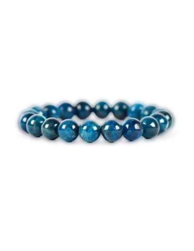 Photo de Bracelet 4 mm en apatite bleue - encens.business - Boutique ésotérique en ligne - vente de Bracelet 4 mm en apatite bleue