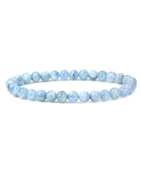 Photo de Bracelet 6 mm en aigue marine - encens.business - Boutique ésotérique en ligne - vente de Bracelet 6 mm en aigue marine