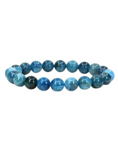 Photo de Bracelet 6 mm en apatite bleue - encens.business - Boutique ésotérique en ligne - vente de Bracelet 6 mm en apatite bleue
