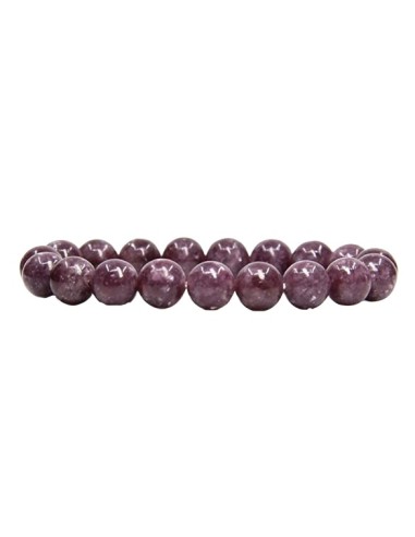 Photo de Bracelet 6 mm en lépidolite - encens.business - Boutique ésotérique en ligne - vente de Bracelet 6 mm en lépidolite