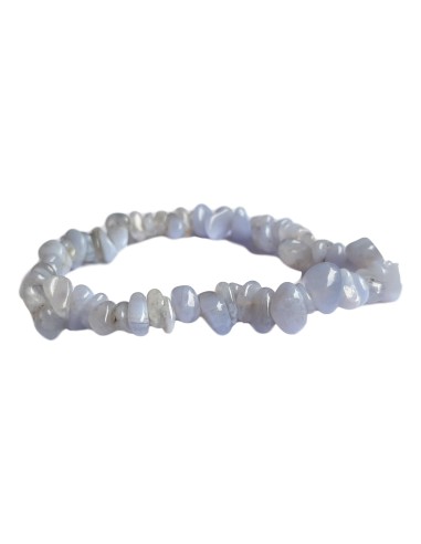 Photo de Bracelet baroque en calcédoine bleue - encens.business - Boutique ésotérique en ligne - vente de Bracelet baroque en calcédoi