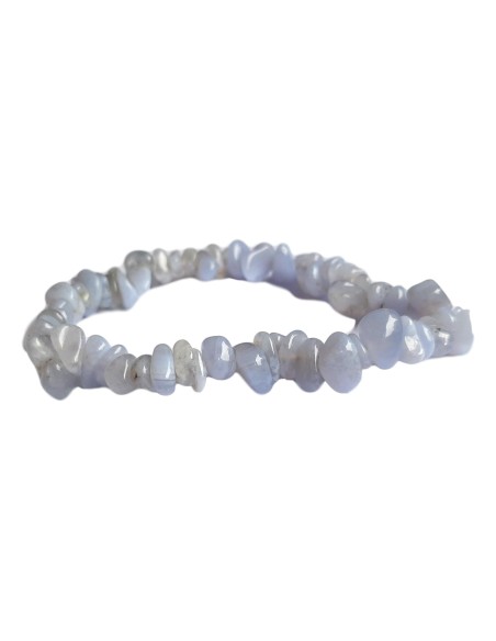 Photo de Bracelet baroque en calcédoine bleue - encens.business - Boutique ésotérique en ligne - vente de Bracelet baroque en calcédoi