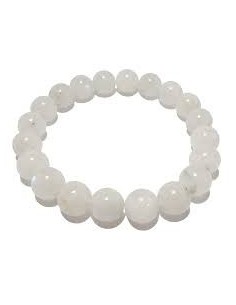 Photo de Bracelet 8 mm en pierre de lune grise - encens.business - Boutique ésotérique en ligne - vente de Bracelet 8 mm en pierre de 