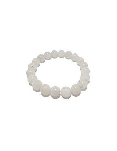 Photo de Bracelet 8 mm en pierre de lune grise - encens.business - Boutique ésotérique en ligne - vente de Bracelet 8 mm en pierre de 