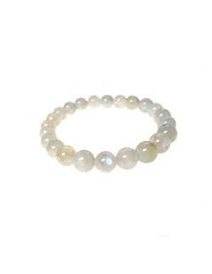 Photo de Bracelet 8 mm en labradorite blanche - encens.business - Boutique ésotérique en ligne - vente de Bracelet 8 mm en labradorite