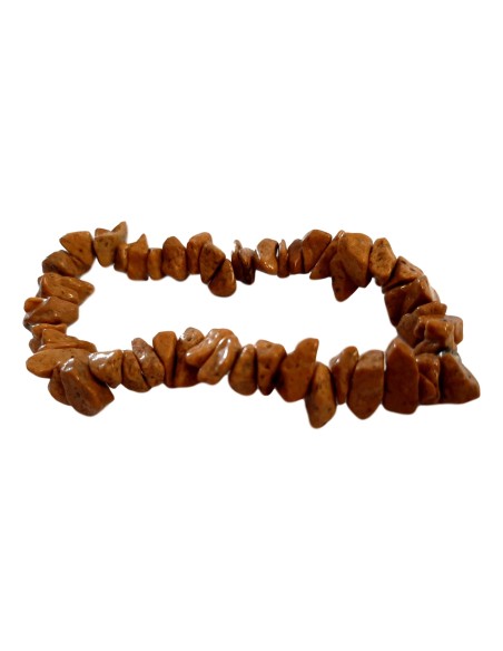 Photo de Bracelet baroque en jaspe camel - encens.business - Boutique ésotérique en ligne - vente de Bracelet baroque en jaspe camel