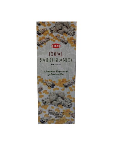 Photo de Encens Hem Copal et Sauge blanche - encens.business - Boutique ésotérique en ligne - vente de Encens Hem Copal et Sauge blanc